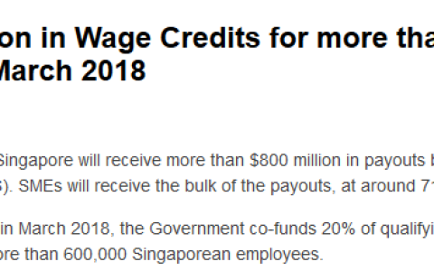 新加坡公司法英文版 新加坡政府又放大招 本月底九万雇主瓜分8亿津贴（看看有你吗？）