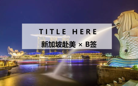 新加坡公司签证要求 新加坡赴美商务B签 攻略