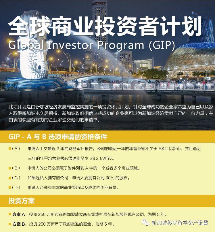 新加坡GIP投资移民门槛再度提高，2020年3月1日起实施(怎样投资新加坡公司)