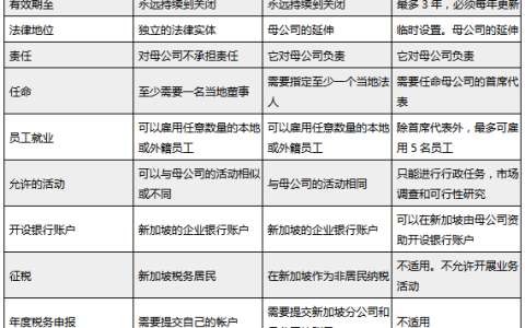 如何正确区别新加坡子公司、分公司、办事处的区别？(新加坡公司注销手续流程)