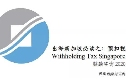 新加坡预扣税 (Withholding Tax of Singapore)(新加坡公司税务申报范围)