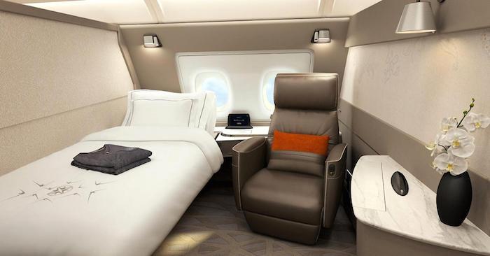 新加坡航空推出全新A380客舱设计 在“床”上下了不少功夫(新加坡航空公司座椅图片)