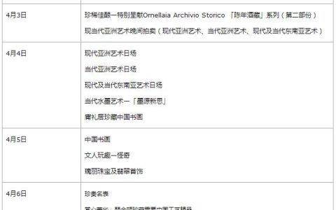 香港蘇富比2016年春季拍卖会即将举行(新加坡苏富比是哪个公司)