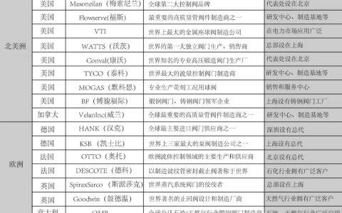 20家国际知名阀企大盘点（阀门人必读）(新加坡燃气公司企业标志)