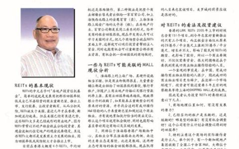 如何正确看待REITs？(新加坡凯德上海公司怎么样)