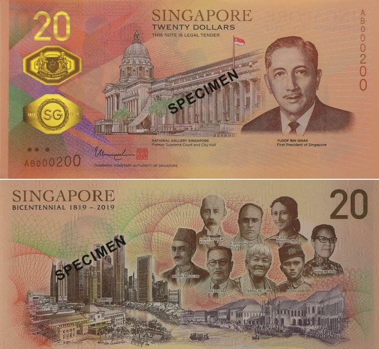 首次！华侨面孔出现在新加坡新钞上(在华  新加坡公司)