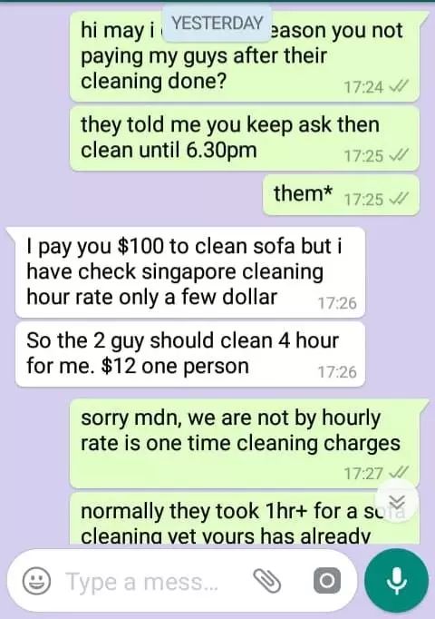 网友曝光：这家清洁公司骗了“我”100新币！只因为我是外国人！背后的真相竟是…(搬家清洁公司新加坡)