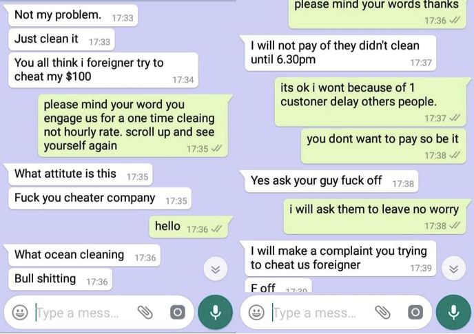 网友曝光：这家清洁公司骗了“我”100新币！只因为我是外国人！背后的真相竟是…(搬家清洁公司新加坡)
