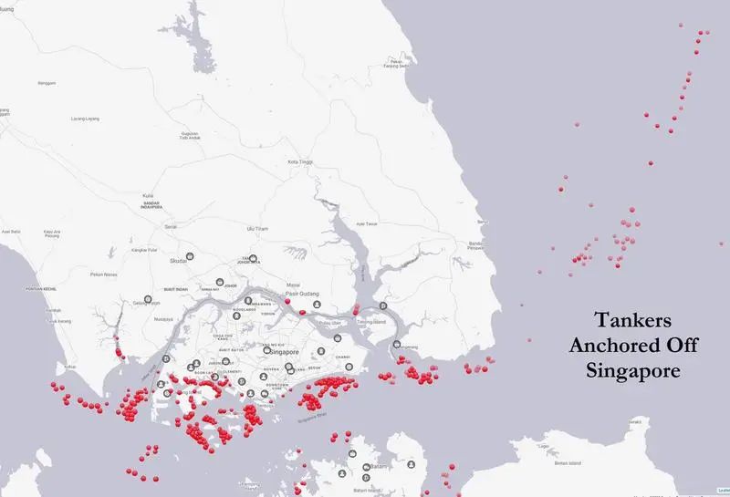 原油史上“最黑暗时期”：加州和新加坡海岸漂满油轮，企业接连破产(新加坡石油钻井公司)