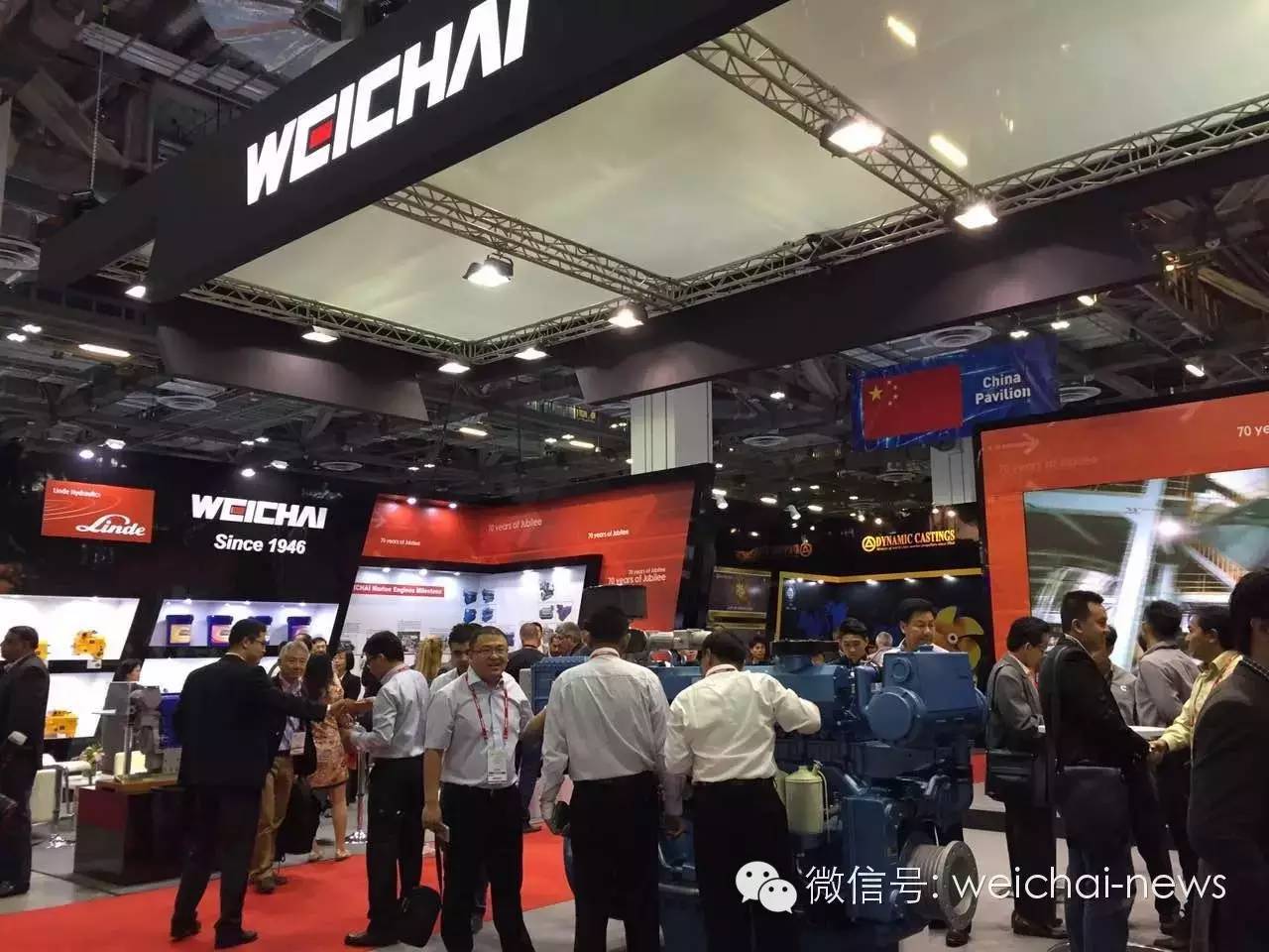 【一带一路】潍柴第14届亚太海事展“放大招”：全系列全领域船舶动力受热捧(潍柴新加坡公司)